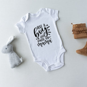 Bara en pojke som älskar sin mamma Baby Bodykostdr T Shirt