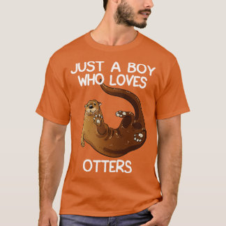 Bara en pojke som älskar utter t shirt