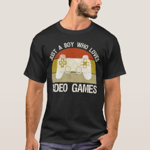 Bara En Pojke Som älskar Videospel T Shirt