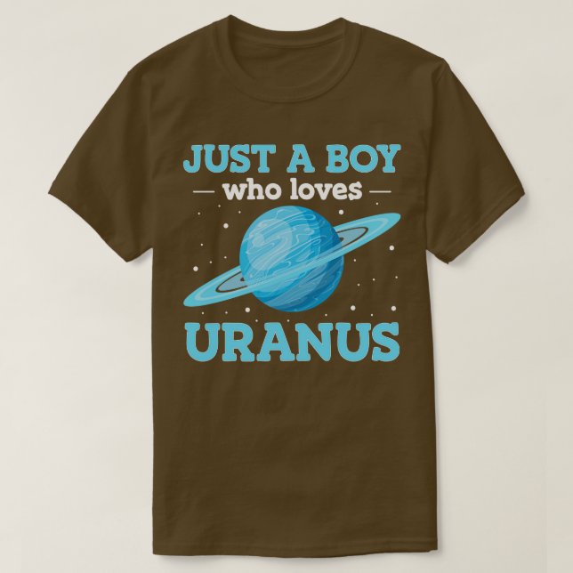 Bara en pojke som gillar Uranus T Shirt (Design framsida)