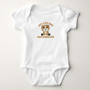 Bara en pojke som Guineas Gris Kärlek Sweet Animal T Shirt