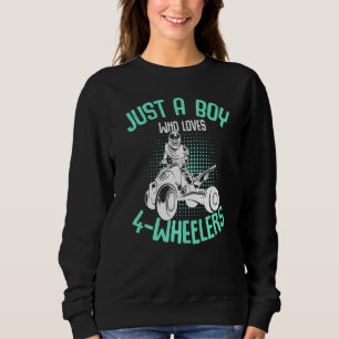 Bara en pojke som Kärlek 4 Wheelers Atv Quad Kids T Shirt