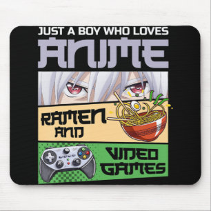 Bara en pojke som Kärlek Anime Ramen och Video Gam Musmatta