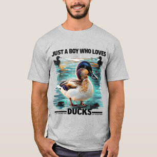 Bara en pojke som Kärlek Ankor - Anka Älskare - T- T Shirt