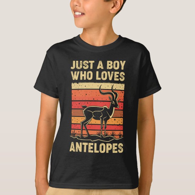 Bara en pojke som Kärlek Antelopes T Shirt (Framsida)