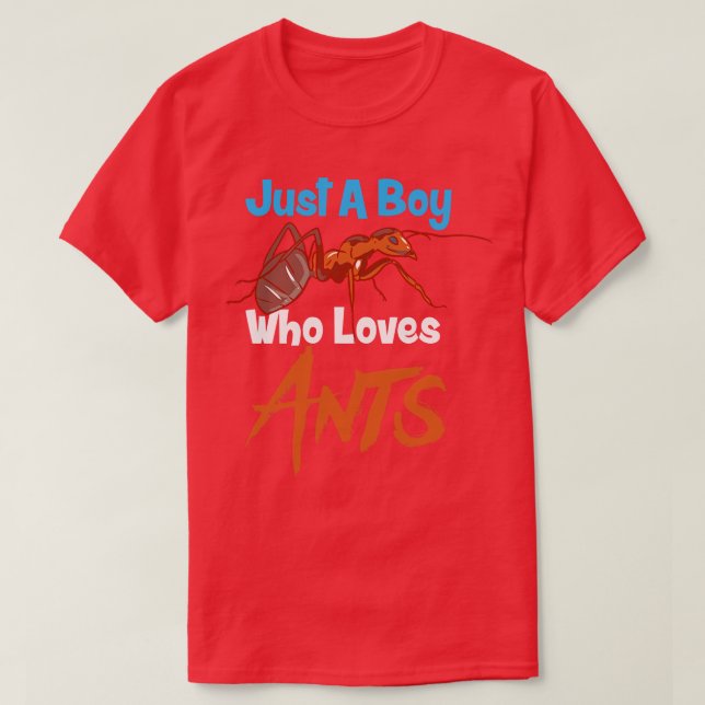 Bara en pojke som Kärlek Ants 1 T Shirt (Design framsida)