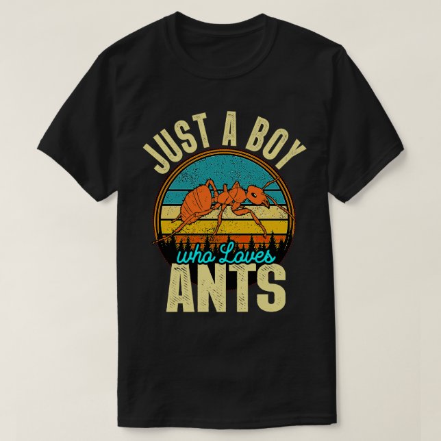 Bara en pojke som Kärlek Ants T Shirt (Design framsida)