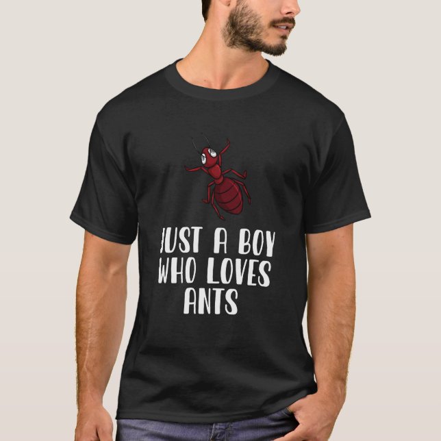 Bara en pojke som Kärlek Ants T Shirt (Framsida)