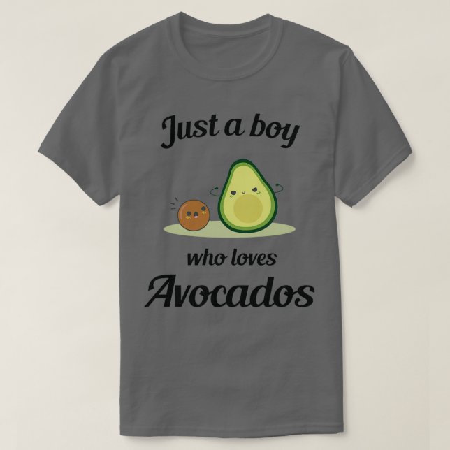 Bara en pojke som kärlek avocados 12 t shirt (Design framsida)