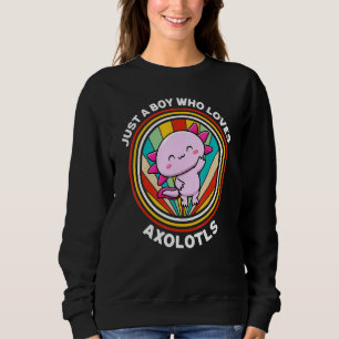 Bara en pojke som Kärlek Axolotls mexikanska vandr T Shirt