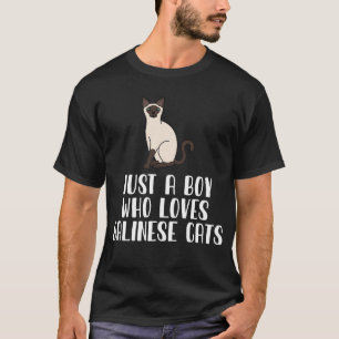 Bara en pojke som Kärlek Balinese Cats T Shirt