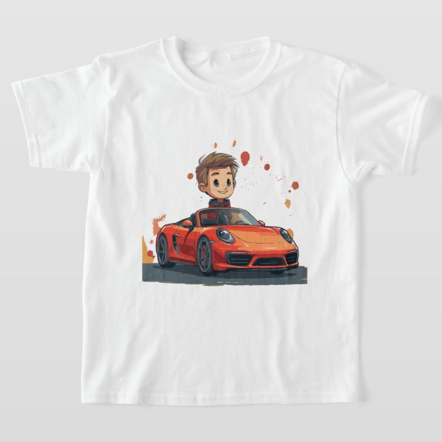 Bara en pojke som Kärlek bär T-shirt (Laydown)