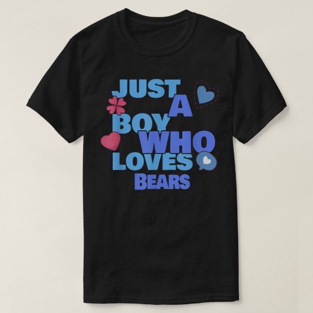 Bara en pojke som Kärlek bär T Shirt (Design framsida)