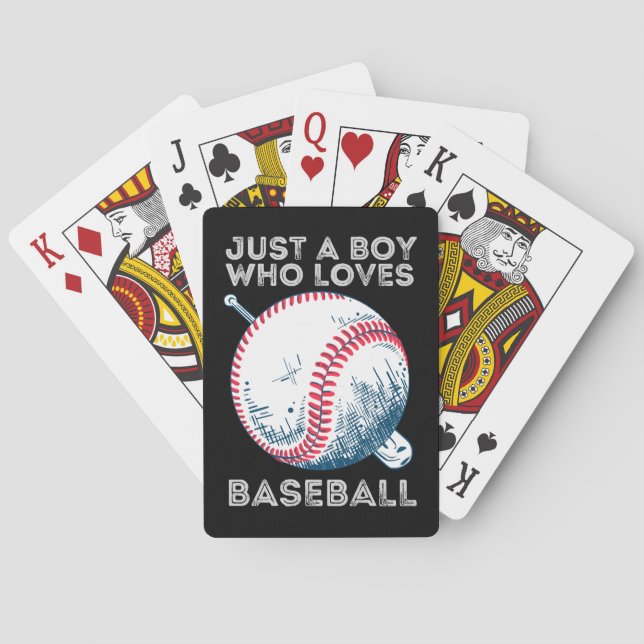 Bara en pojke som Kärlek Baseball Batter baseball  Casinokort (Baksidan)