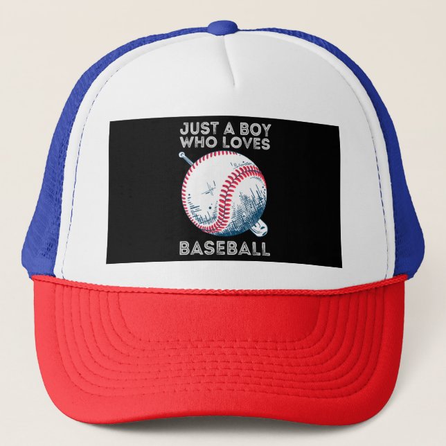 Bara en pojke som Kärlek Baseball Batter baseball  Keps (Framsida)