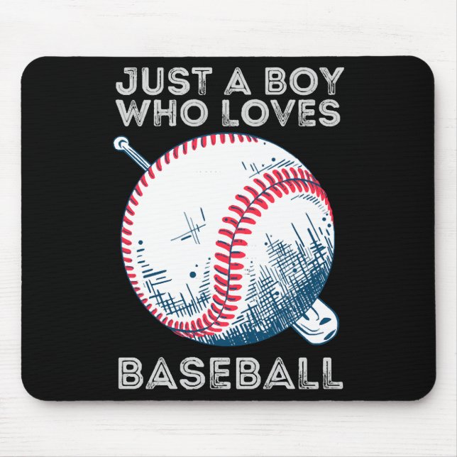Bara en pojke som Kärlek Baseball Batter baseball  Musmatta (Framsidan)