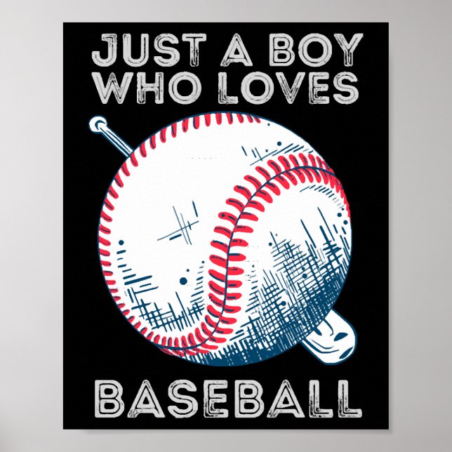 Bara en pojke som Kärlek Baseball Batter baseball  Poster (Framsidan)