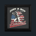 Bara en pojke som kärlek baseball minnesask<br><div class="desc">Bara en pojke som verkligen baseball rolig baseboll designar Gift Box Classic Collection.</div>