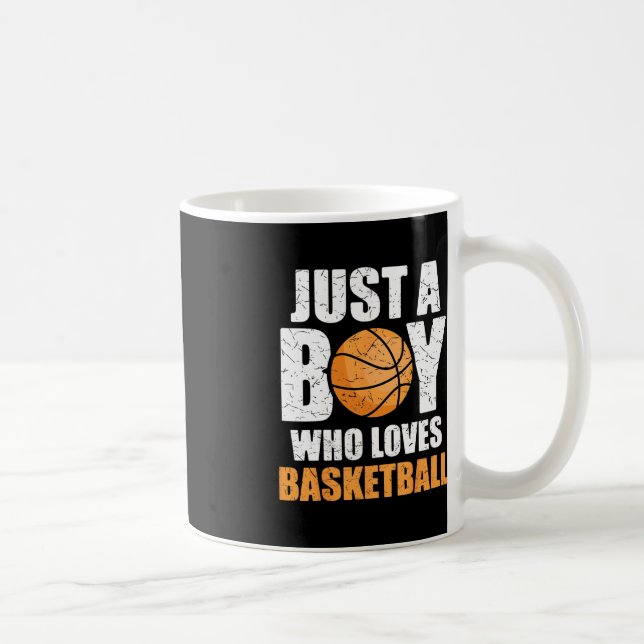 Bara en pojke som Kärlek Basketball 1 Kaffemugg (Höger)