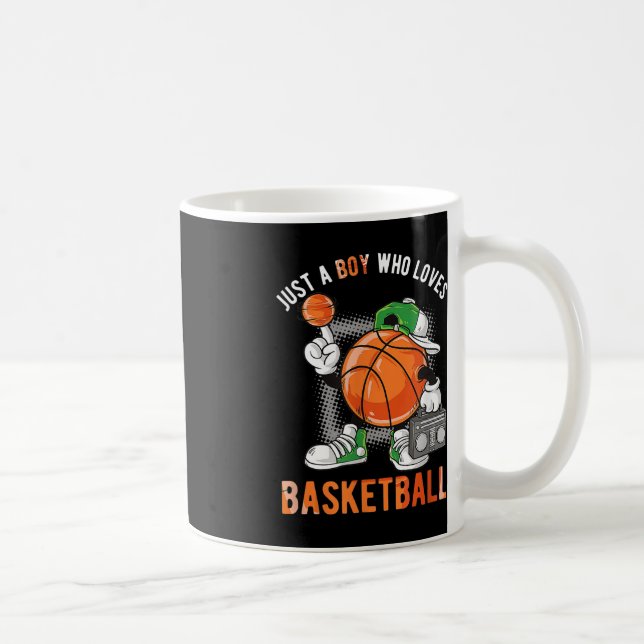Bara en pojke som Kärlek Basketball 2 Kaffemugg (Höger)