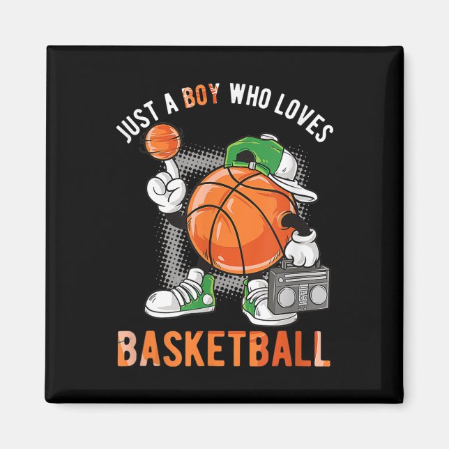 Bara en pojke som Kärlek Basketball 2 Magnet (Framsidan)