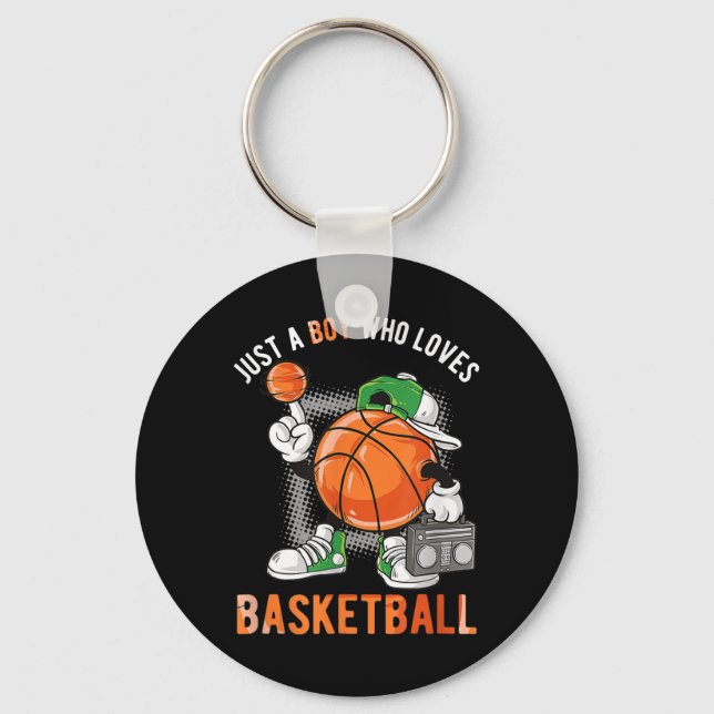 Bara en pojke som Kärlek Basketball 2 Nyckelring (Framsida)