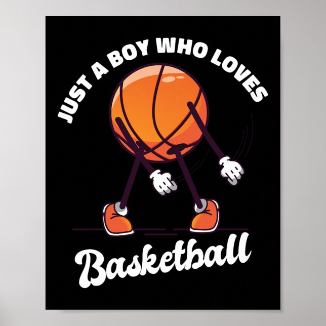 Bara en pojke som Kärlek Basketball - Basketball B Poster (Framsidan)