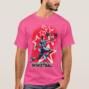 Bara en pojke som Kärlek Basketball Dunk Edition T Shirt