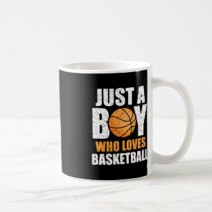 Bara en pojke som Kärlek Basketball Kaffemugg