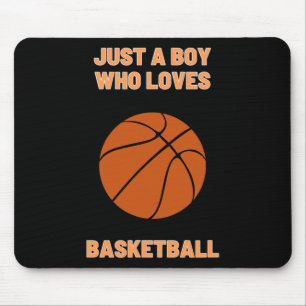 Bara en pojke som Kärlek Basketball Småbarn Basket Musmatta