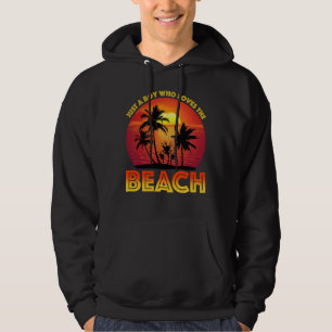Bara en pojke som Kärlek Beach Hoodie