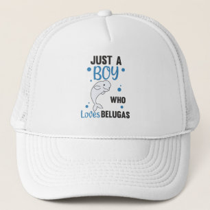 Bara en pojke som Kärlek Belugas Sweet Beluga Wha Keps