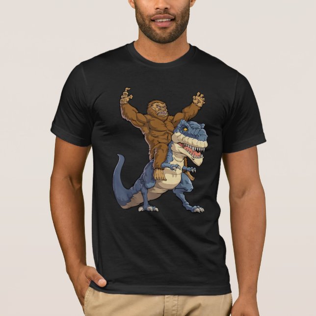 Bara en pojke som Kärlek Bigfoot Animal T Shirt (Framsida)