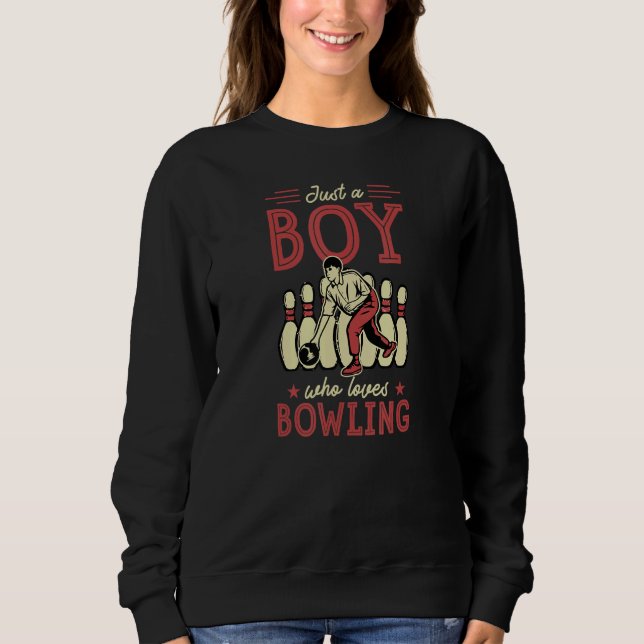 Bara en pojke som Kärlek Bowling 1 T Shirt (Framsida)