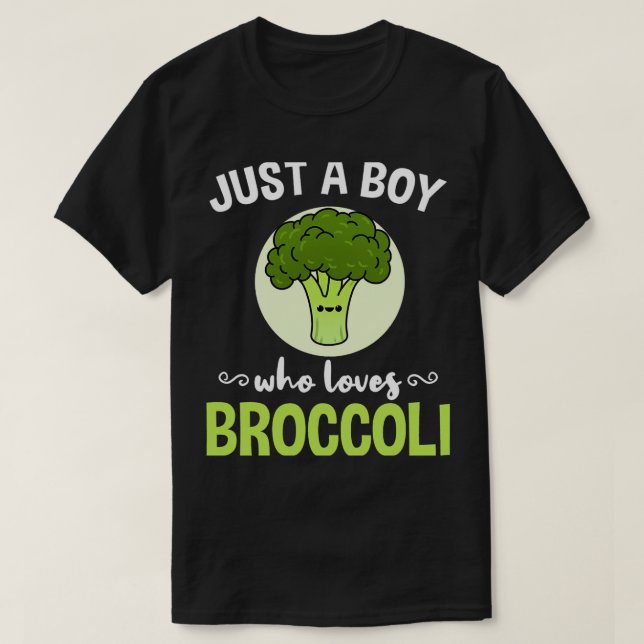 Bara en pojke som Kärlek Broccoli 2 T Shirt (Design framsida)