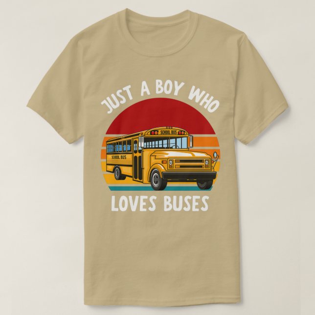 Bara en pojke som kärlek buss 1 t shirt (Design framsida)
