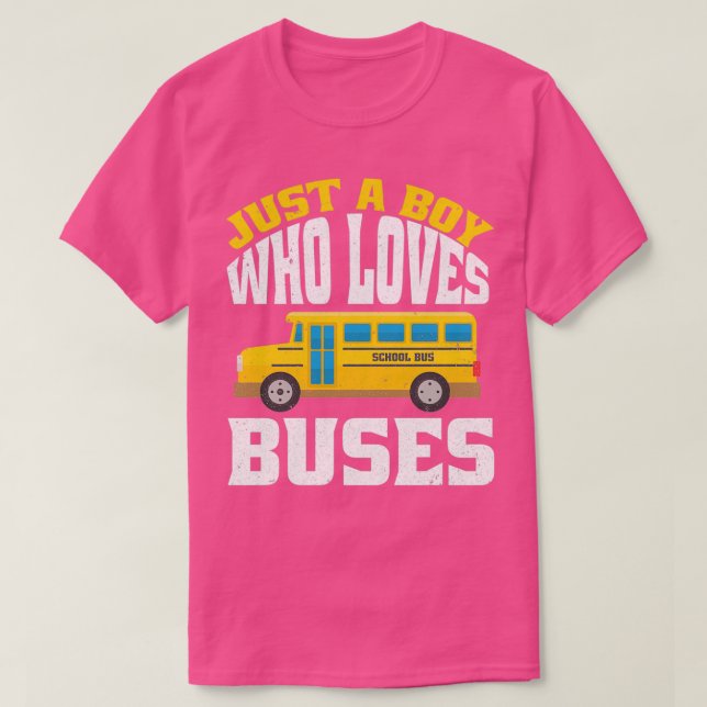 Bara en pojke som Kärlek Buss Vuxnor i  slår barn T Shirt (Design framsida)