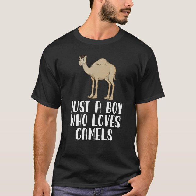 Bara en pojke som Kärlek Camels T Shirt (Framsida)