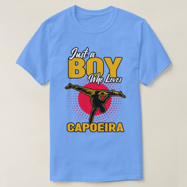Bara en pojke som Kärlek Capoeira T Shirt (Design framsida)