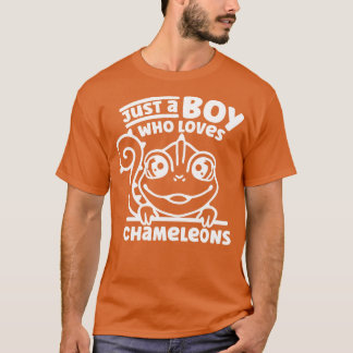 Bara en pojke som Kärlek Chameleons Chameleon T Shirt