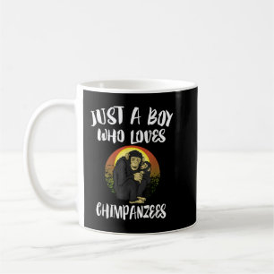 Bara en pojke som Kärlek Chimpanzees Gift Kaffemugg