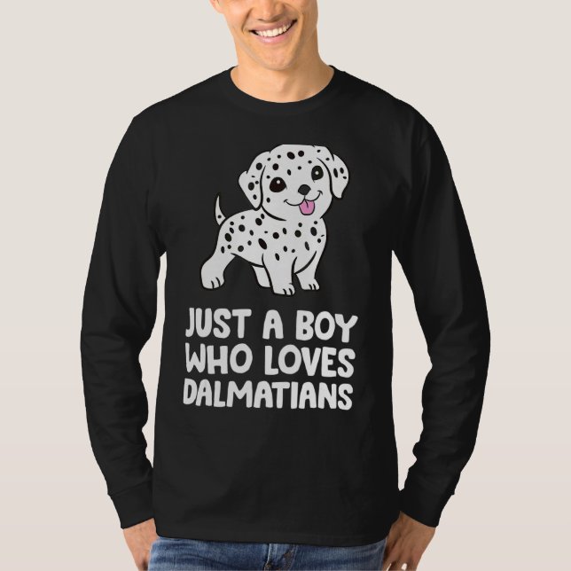 Bara en pojke som Kärlek Dalmatier T Shirt (Framsida)