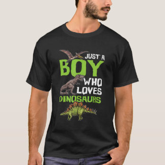 Bara en pojke som Kärlek Dinosaurs t Rex Dinosaur  Shirt