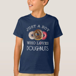 Bara en pojke som kärlek Doughnut T Shirt