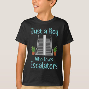 Bara en pojke som Kärlek eskalators Cute Distrated T Shirt