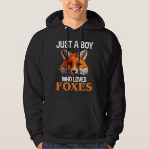 Bara en pojke som Kärlek Foxes Hoodie