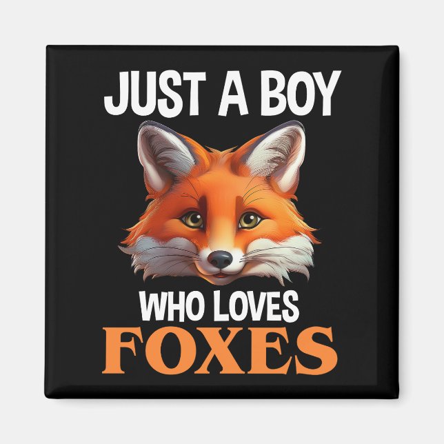 Bara en pojke som Kärlek Foxes Magnet (Framsidan)