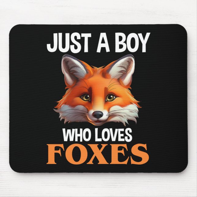 Bara en pojke som Kärlek Foxes Musmatta (Framsidan)