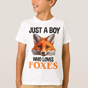 Bara en pojke som Kärlek Foxes T Shirt