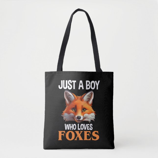 Bara en pojke som Kärlek Foxes Tygkasse (Framsida)